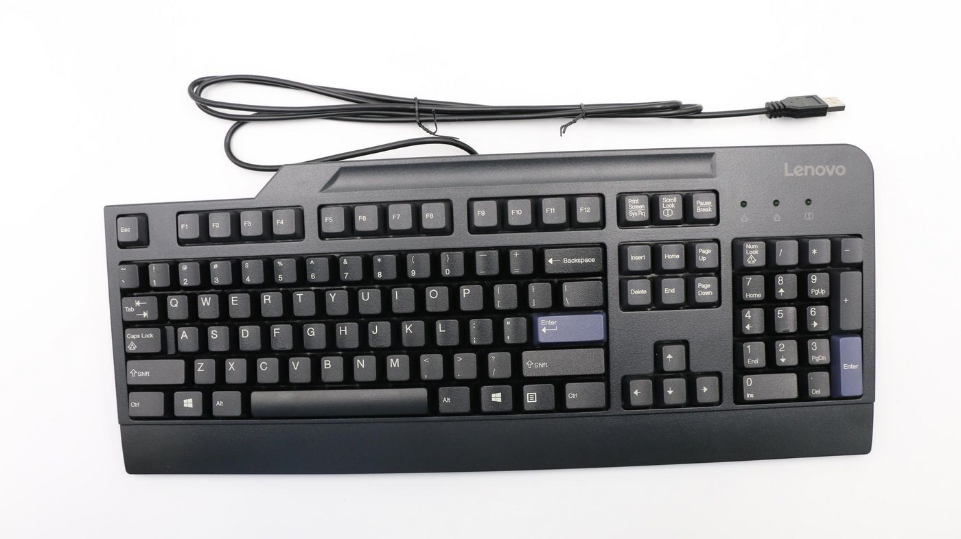 Lenovo USB QWERTY keyboard with 109