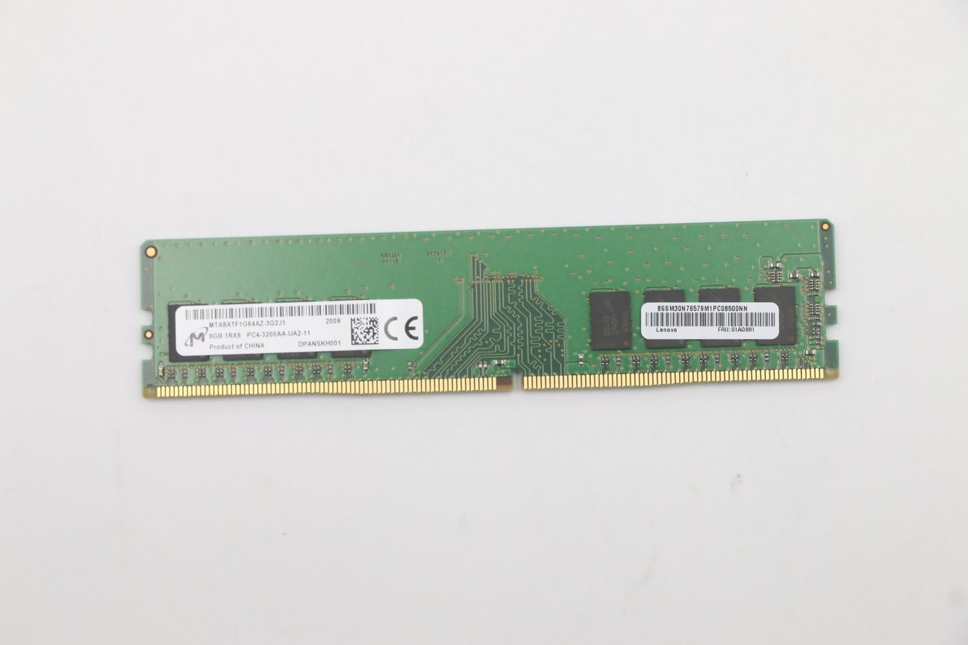 Lenovo 8GB DDR4 UDIMM memory module,
