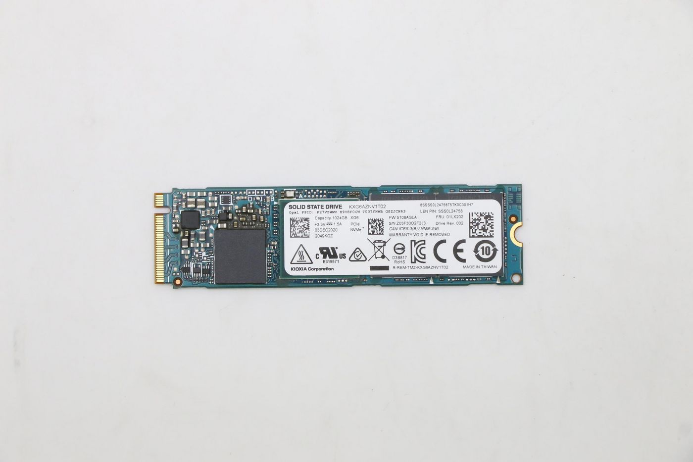 Lenovo 1TB M.2 NVMe OPAL 2.0 SSD