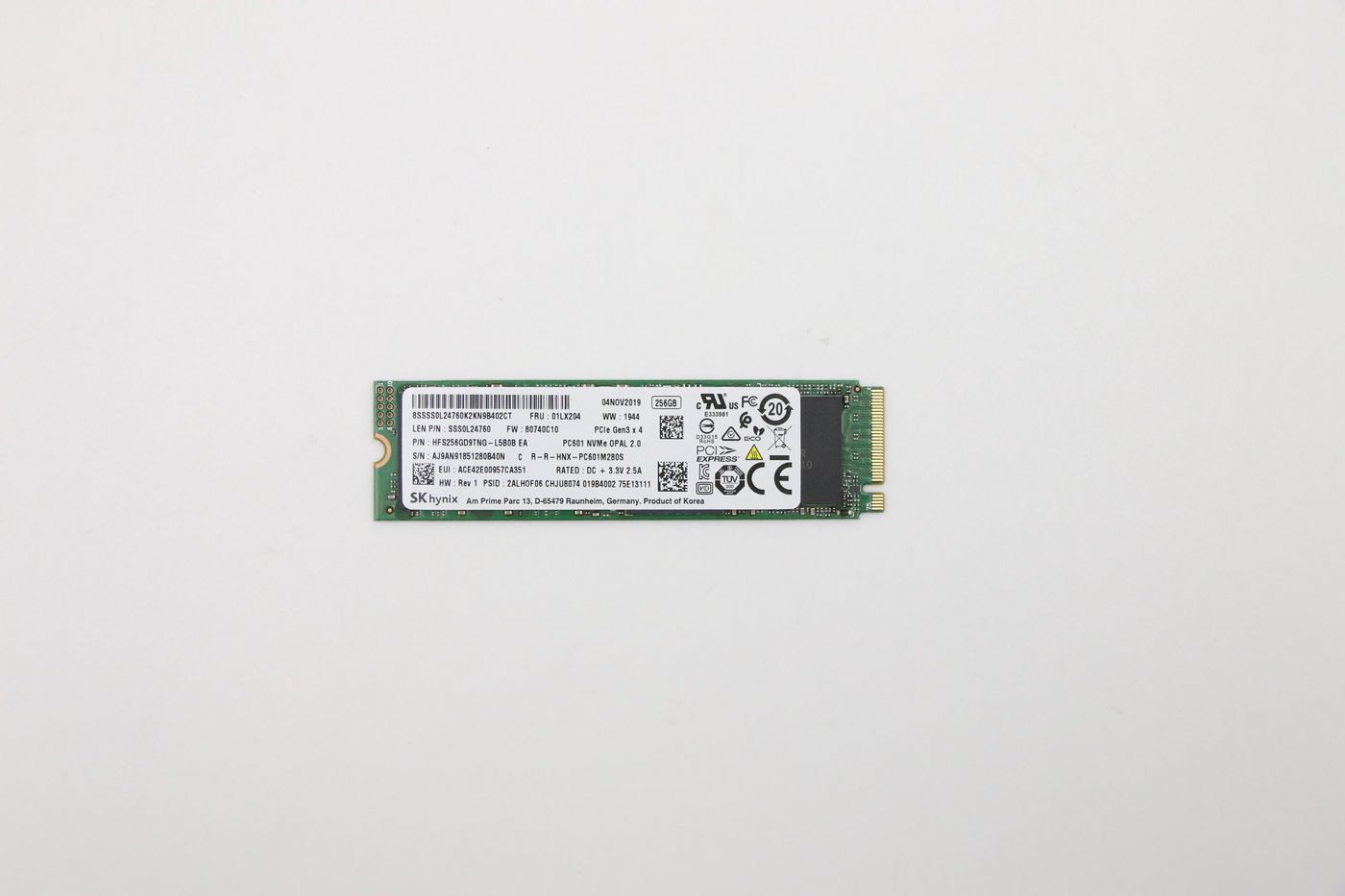 Lenovo 256GB M.2 PCIe NVMe