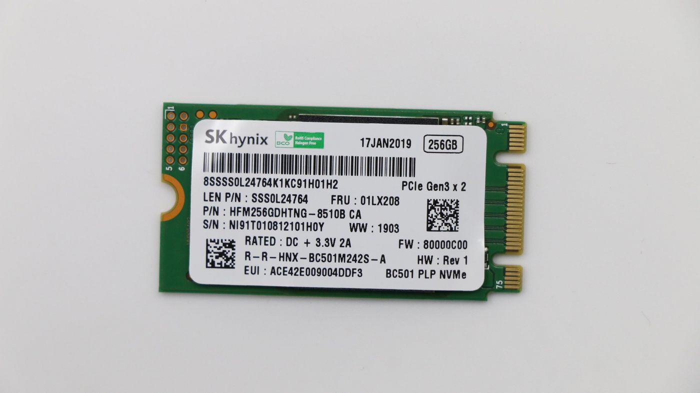 Lenovo 256GB M.2 PCIe NVMe Solid