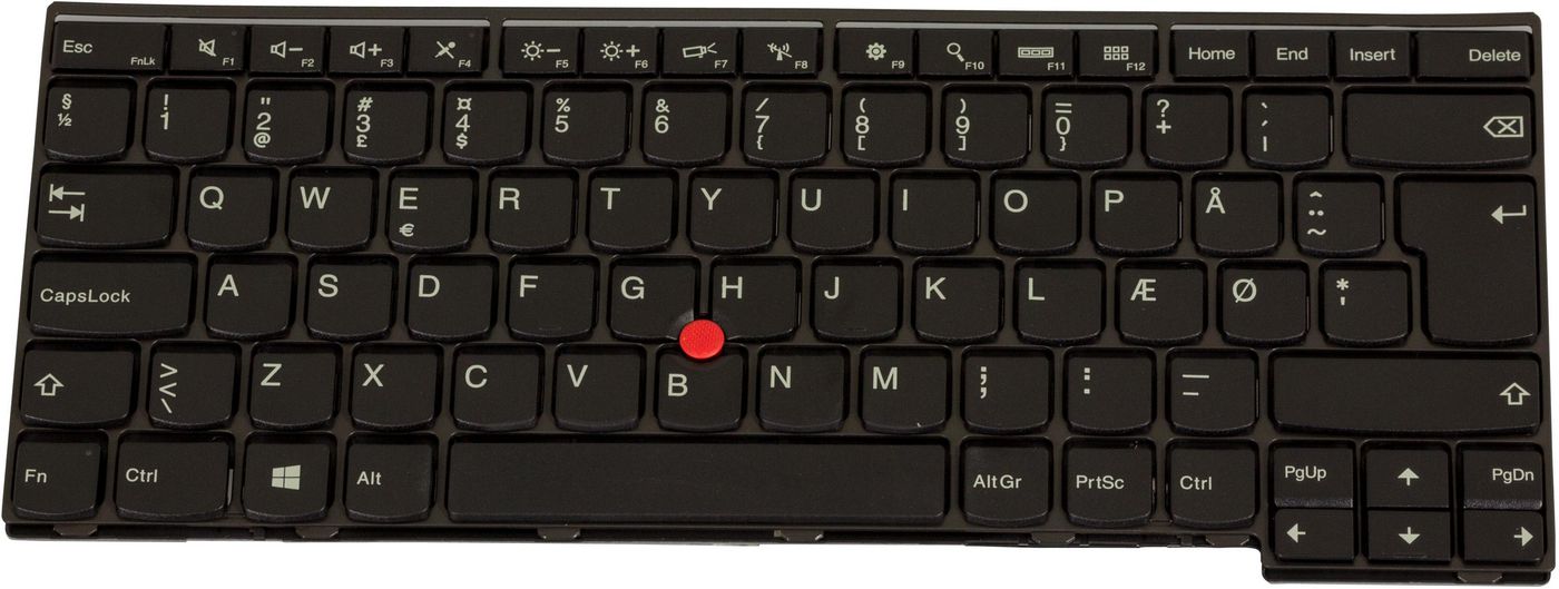 Lenovo Danish layout keyboard for