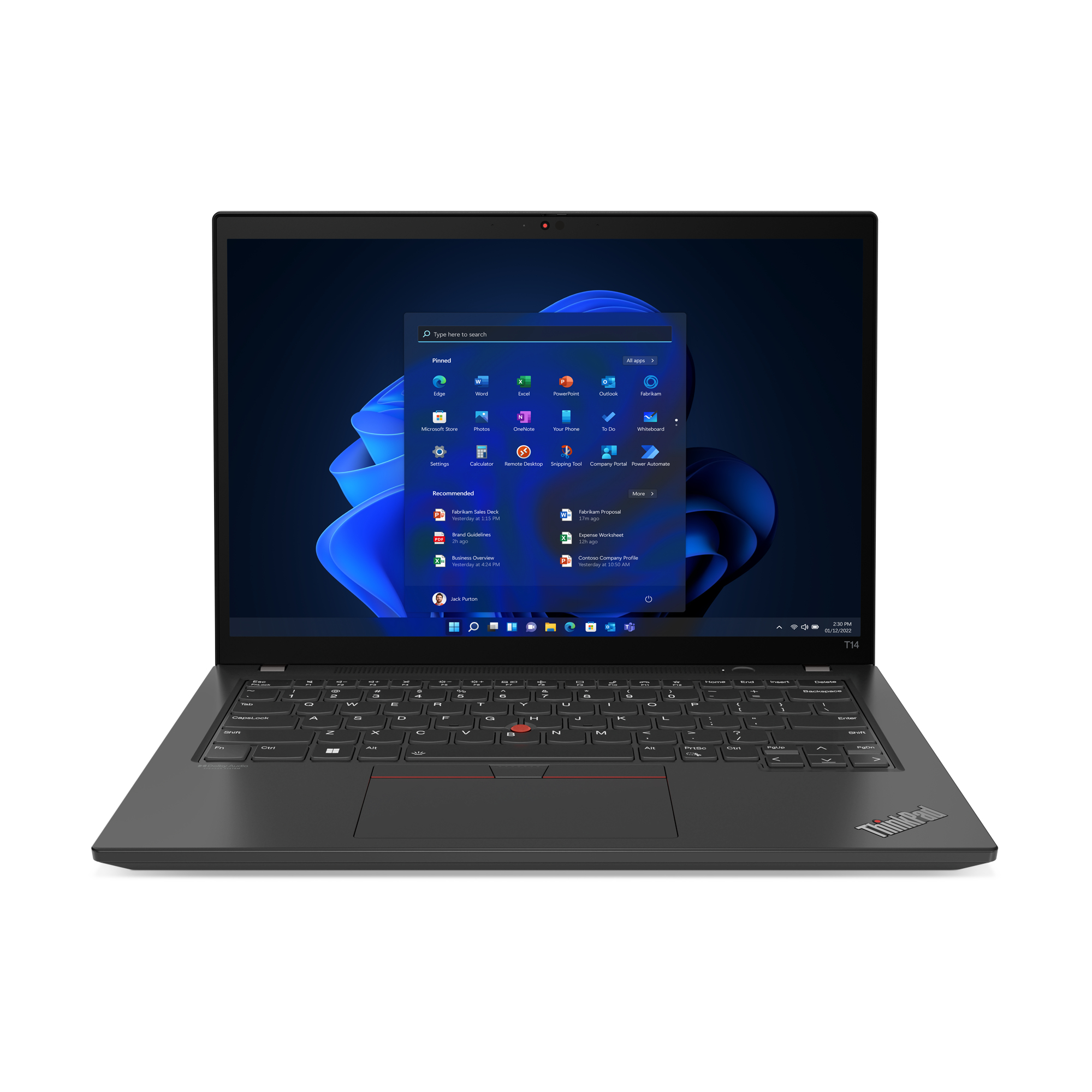 Lenovo ThinkPad T14 Gen 3 (Intel) Intel® Core™ i5 i5-1235U Laptop 35.6 cm (14") WUXGA 16 GB DDR4-SDRAM 256 GB SSD Wi-Fi 6E (802.11ax) Windows 11 Pro UK English Black