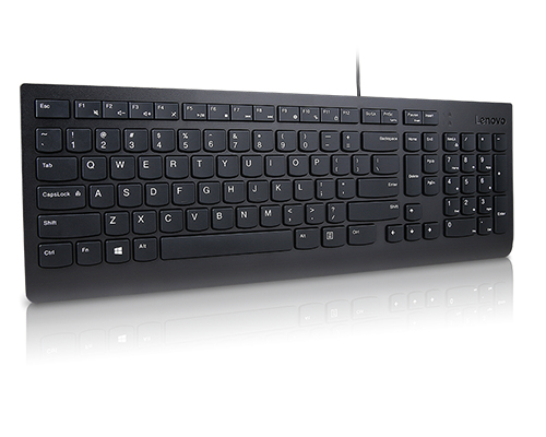 Lenovo Essential keyboard Universal USB Czech, Slovakian Black