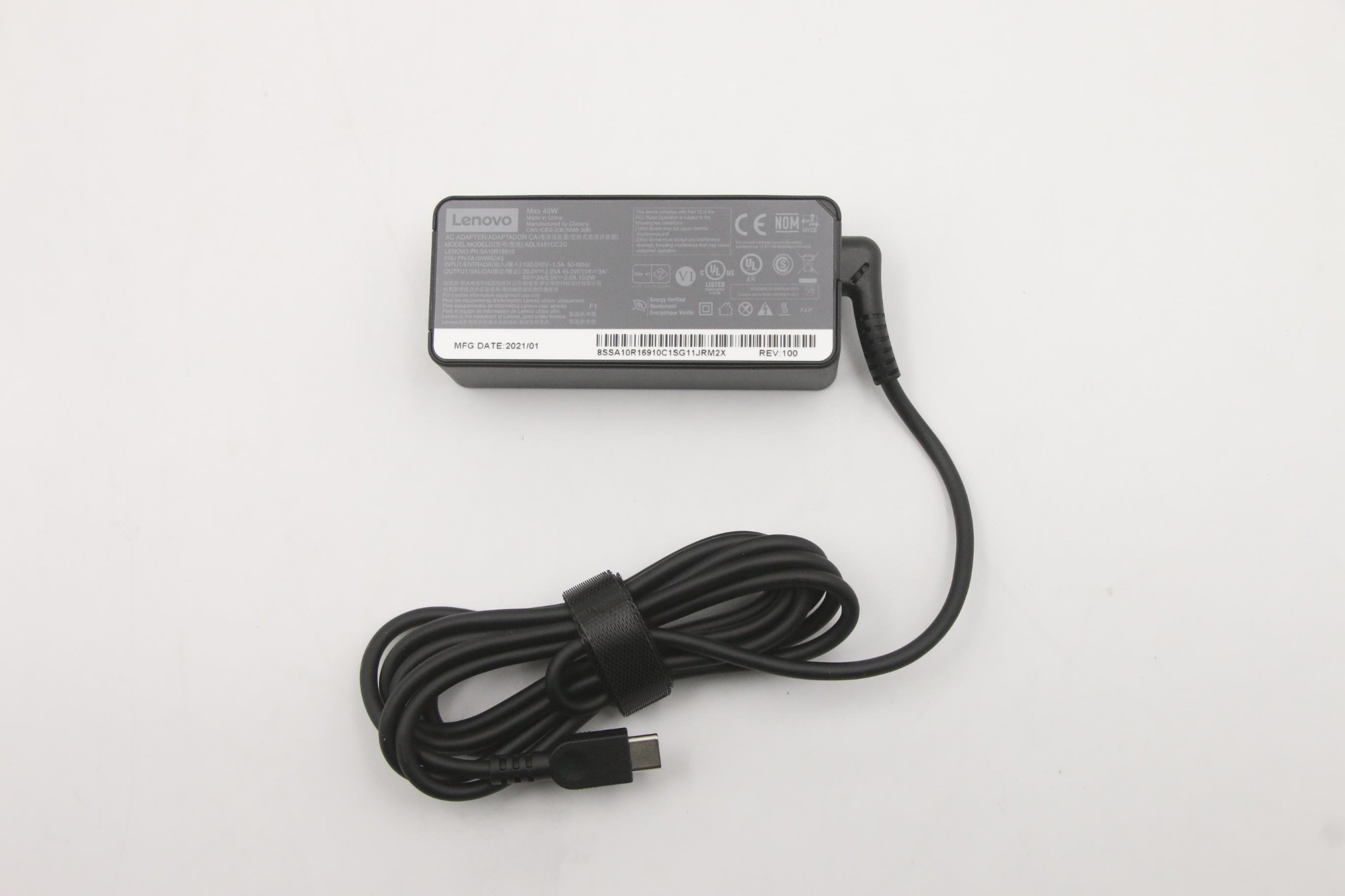 Lenovo 5A10W86243 power adapter/inverter Indoor 45 W Black