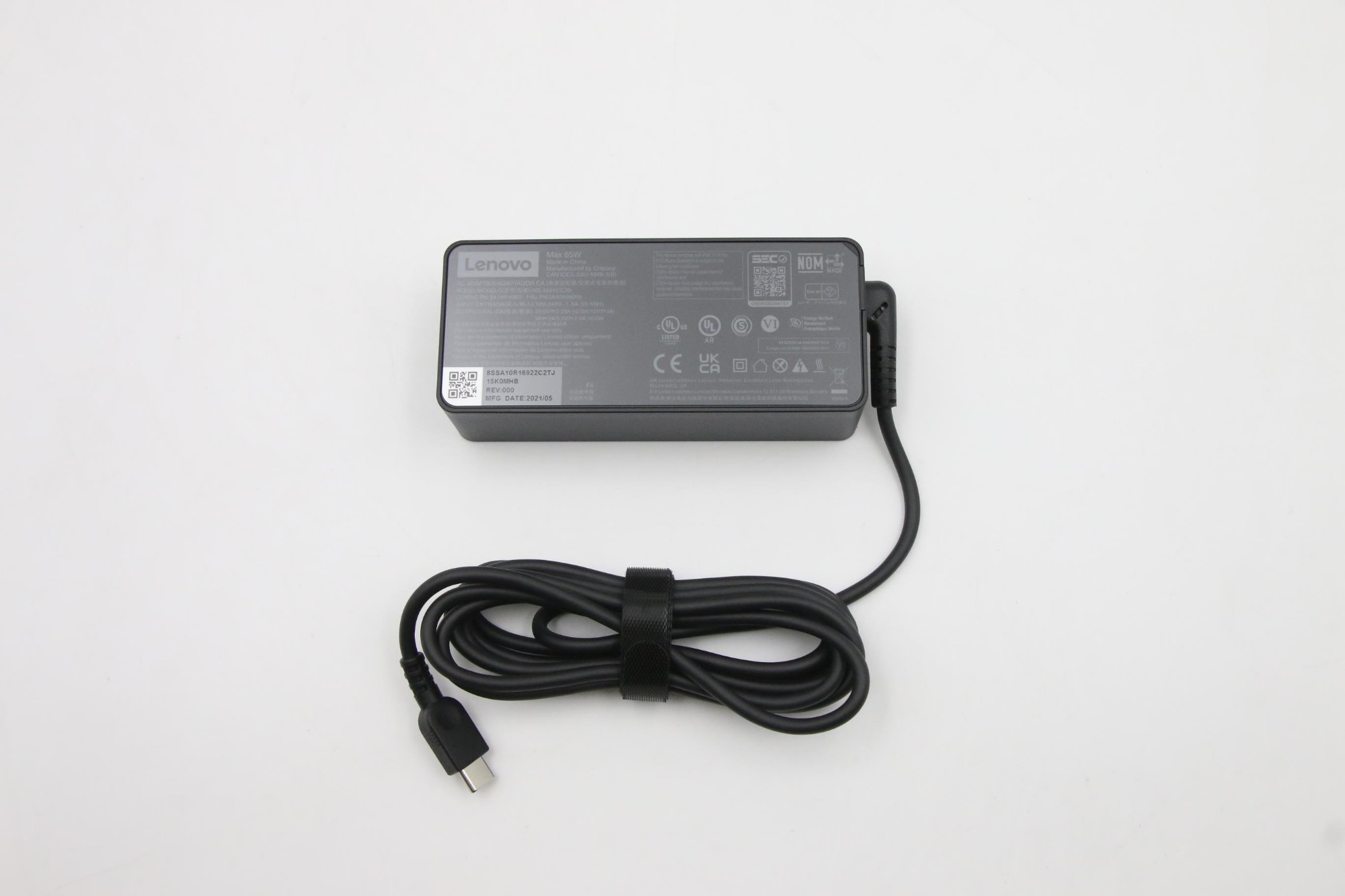 Lenovo 5A10W86255 power adapter/inverter Indoor 65 W Black