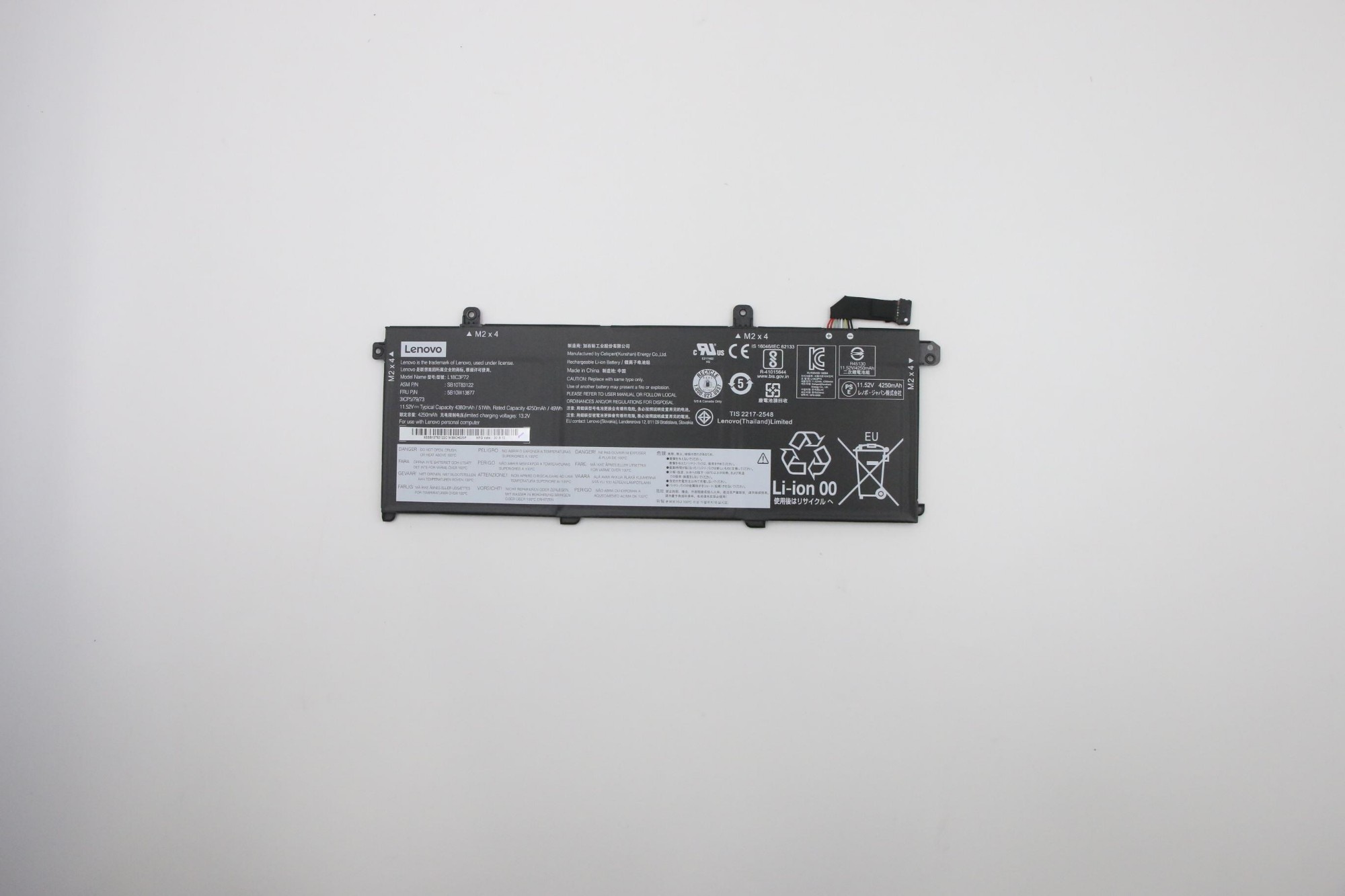Lenovo 5B10W13877 laptop spare part Battery