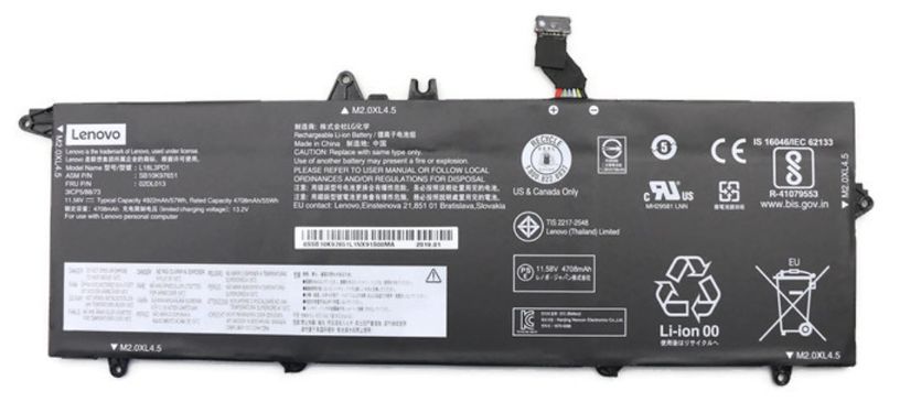 Lenovo 57Wh Li-polymer battery for