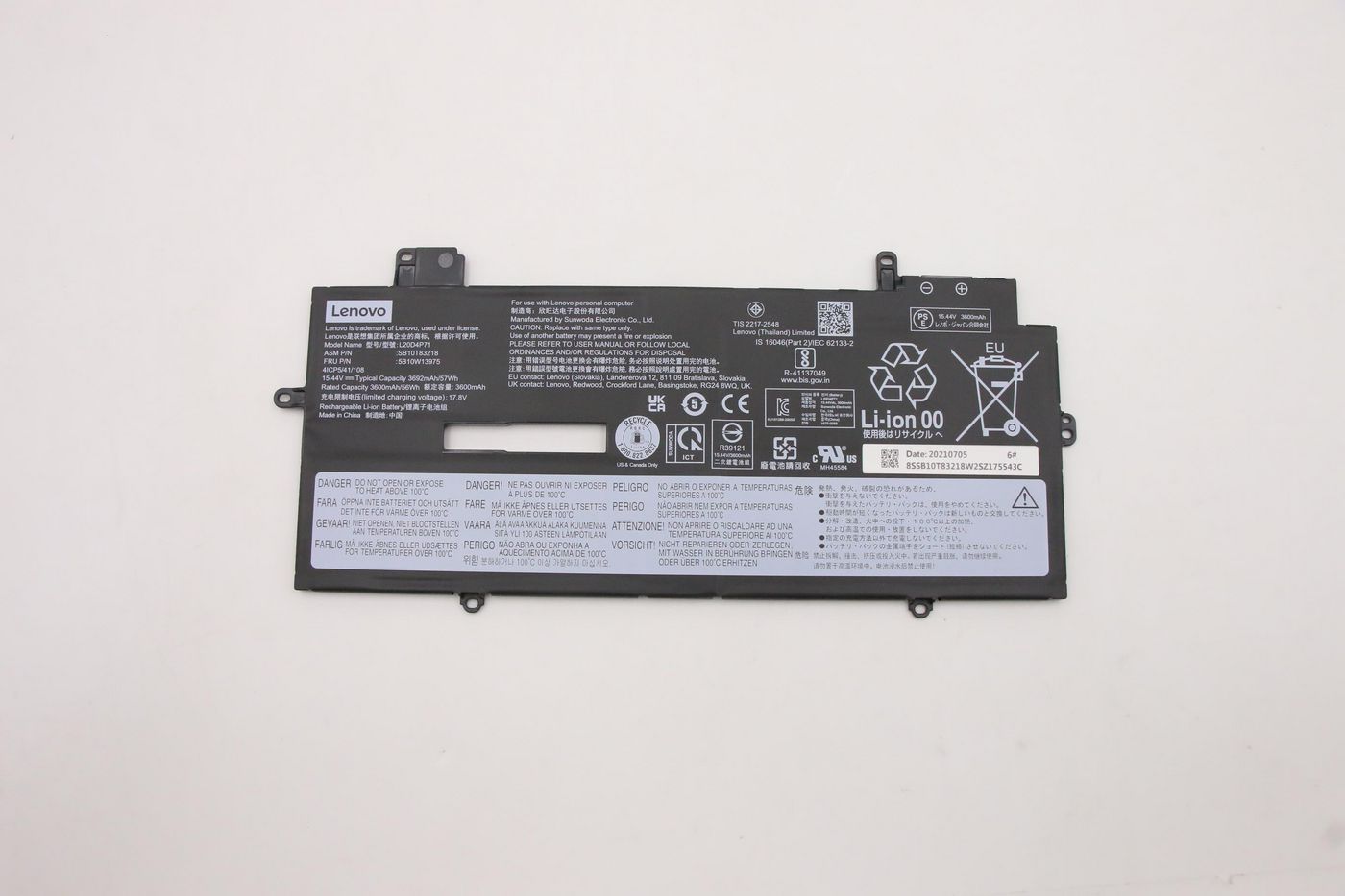 Lenovo 57Wh internal lithium-ion