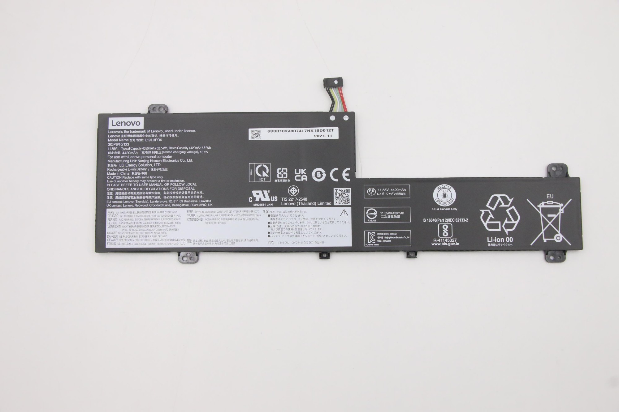 Lenovo 5B10X49077 laptop spare part Battery