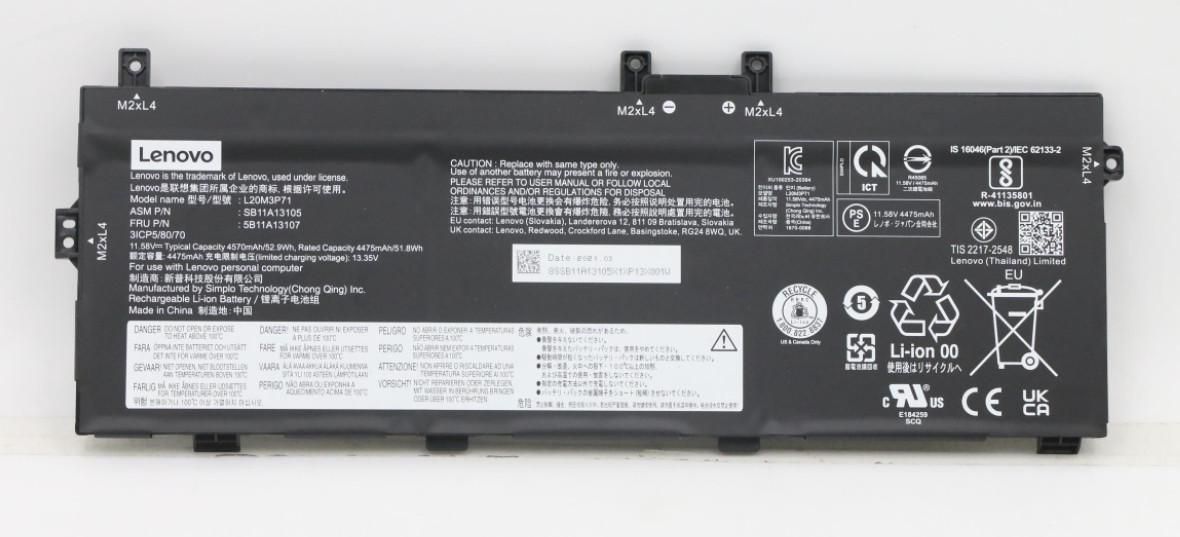 Lenovo Internal laptop battery