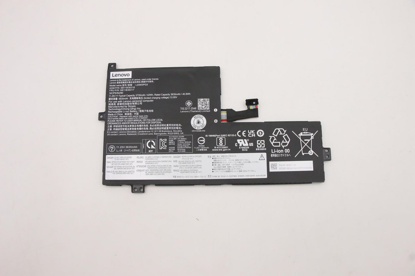 Lenovo 42Wh battery for Lenovo 500e