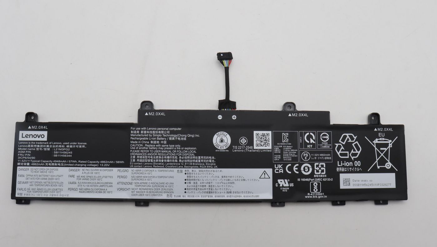 Lenovo 57Wh Lithium-Ion internal