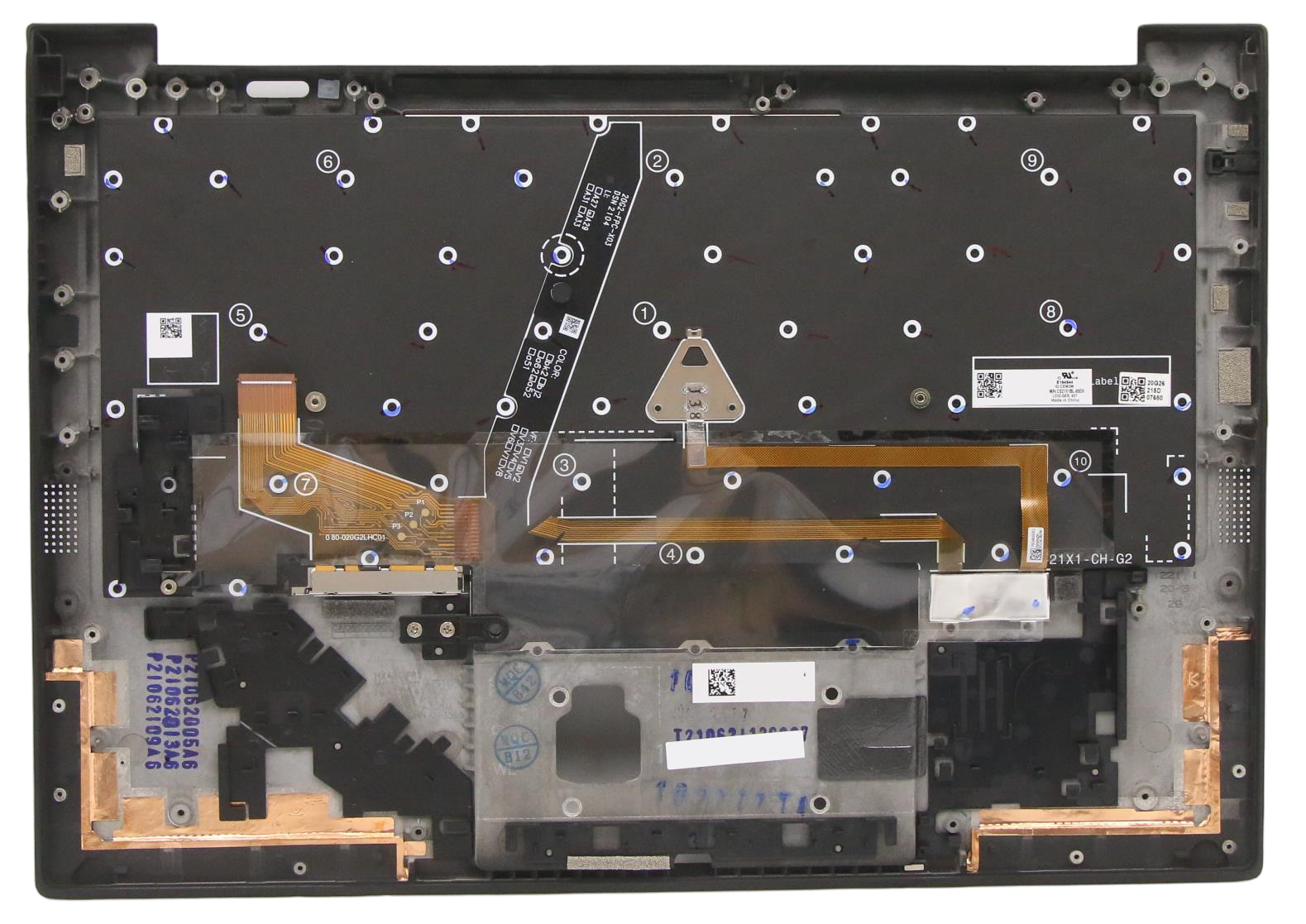 Lenovo 5M11C53307 laptop spare part Cover + keyboard