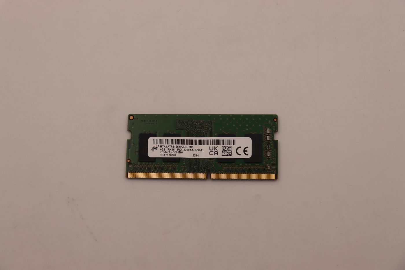 Lenovo 4GB DDR4 SODIMM memory module