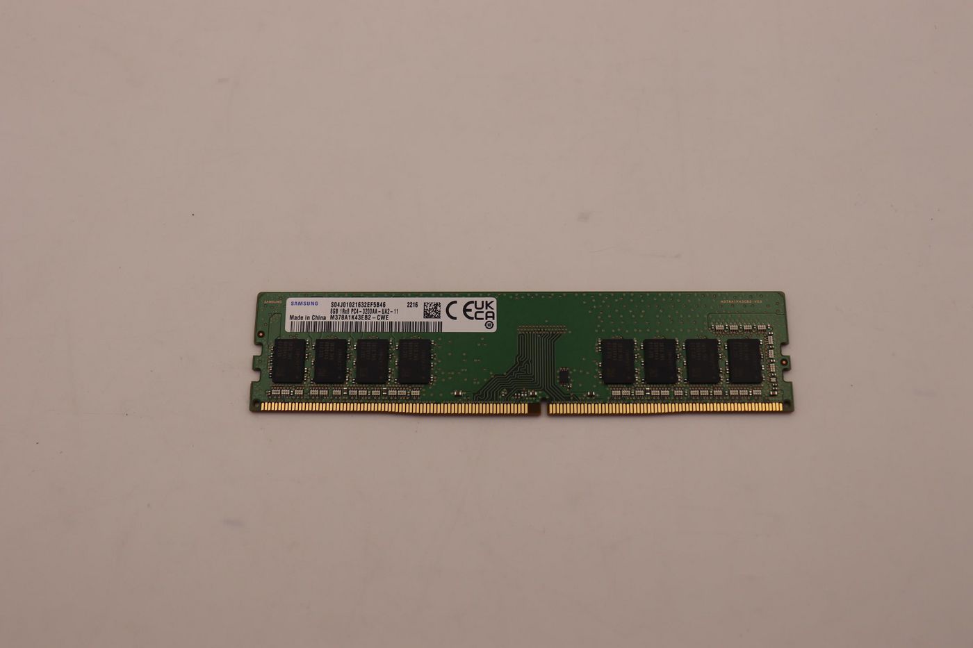 Lenovo 8GB DDR4 UDIMM memory module,