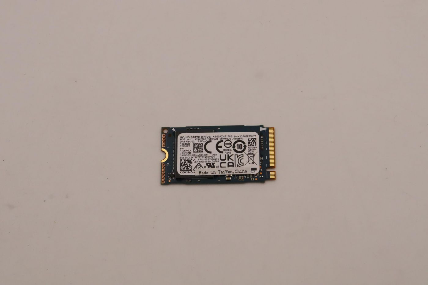 Lenovo 1TB M.2 2242 PCIe 4x4 SSD