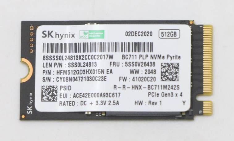 Lenovo 512GB M.2 2242 PCIe 3.0 x4