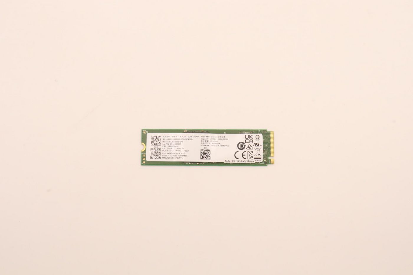 Lenovo 512GB M.2 2280 PCIe 4.0 NVMe