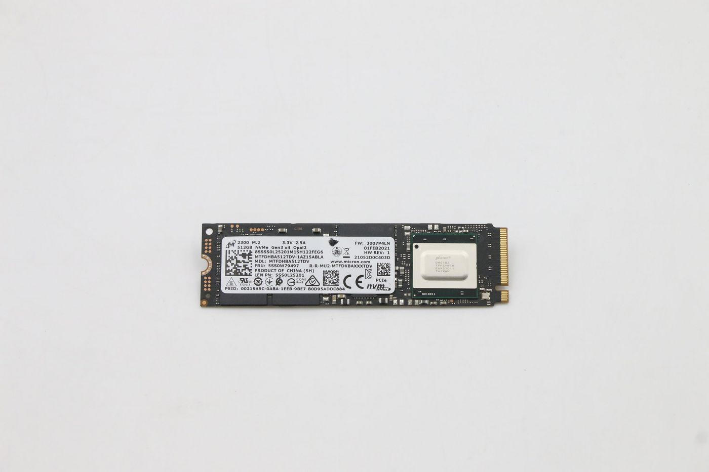 Lenovo 512GB M.2 2280 PCIe NVMe SSD