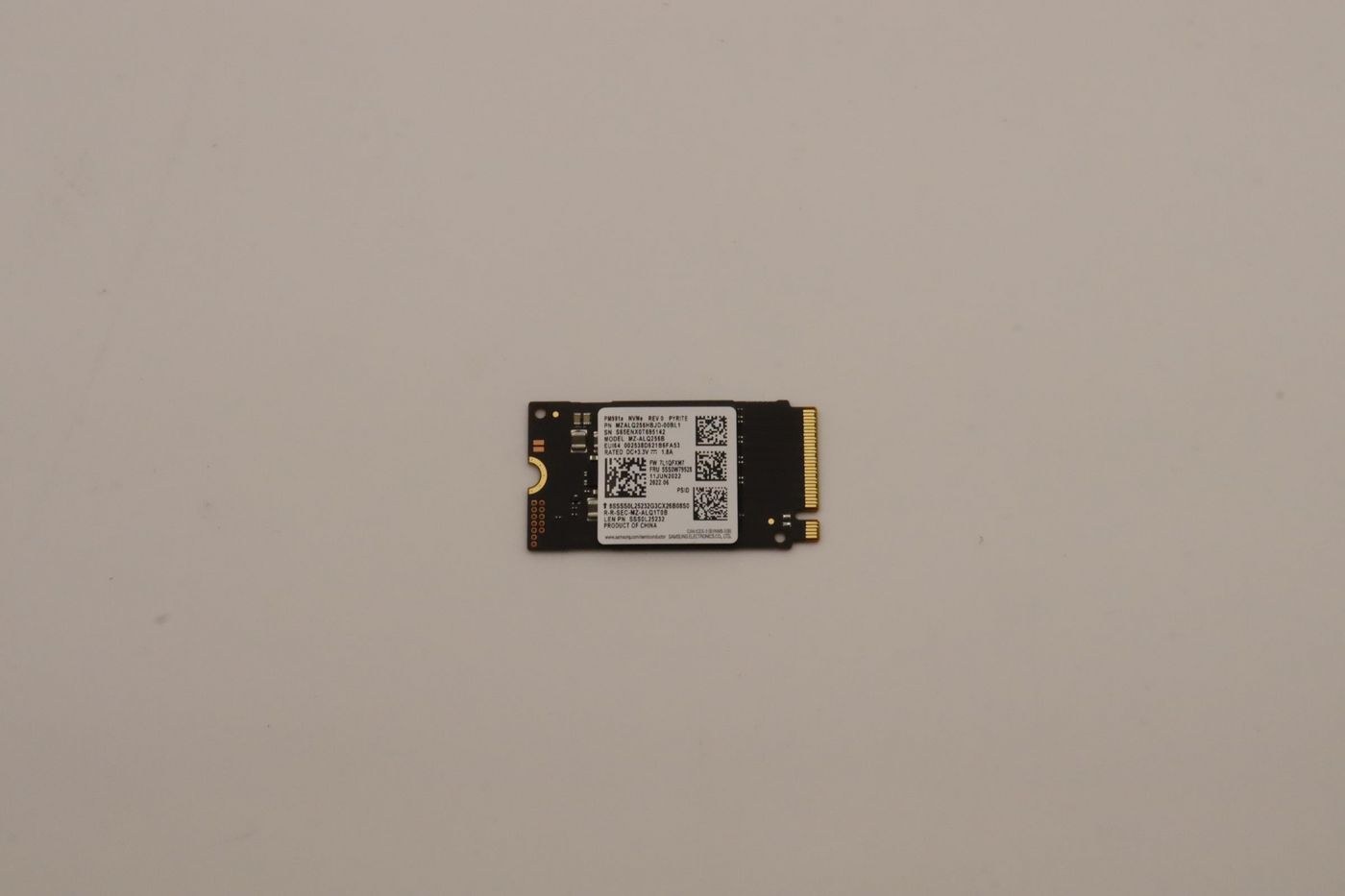 Lenovo 256GB M.2 2242 PCIe NVMe SSD