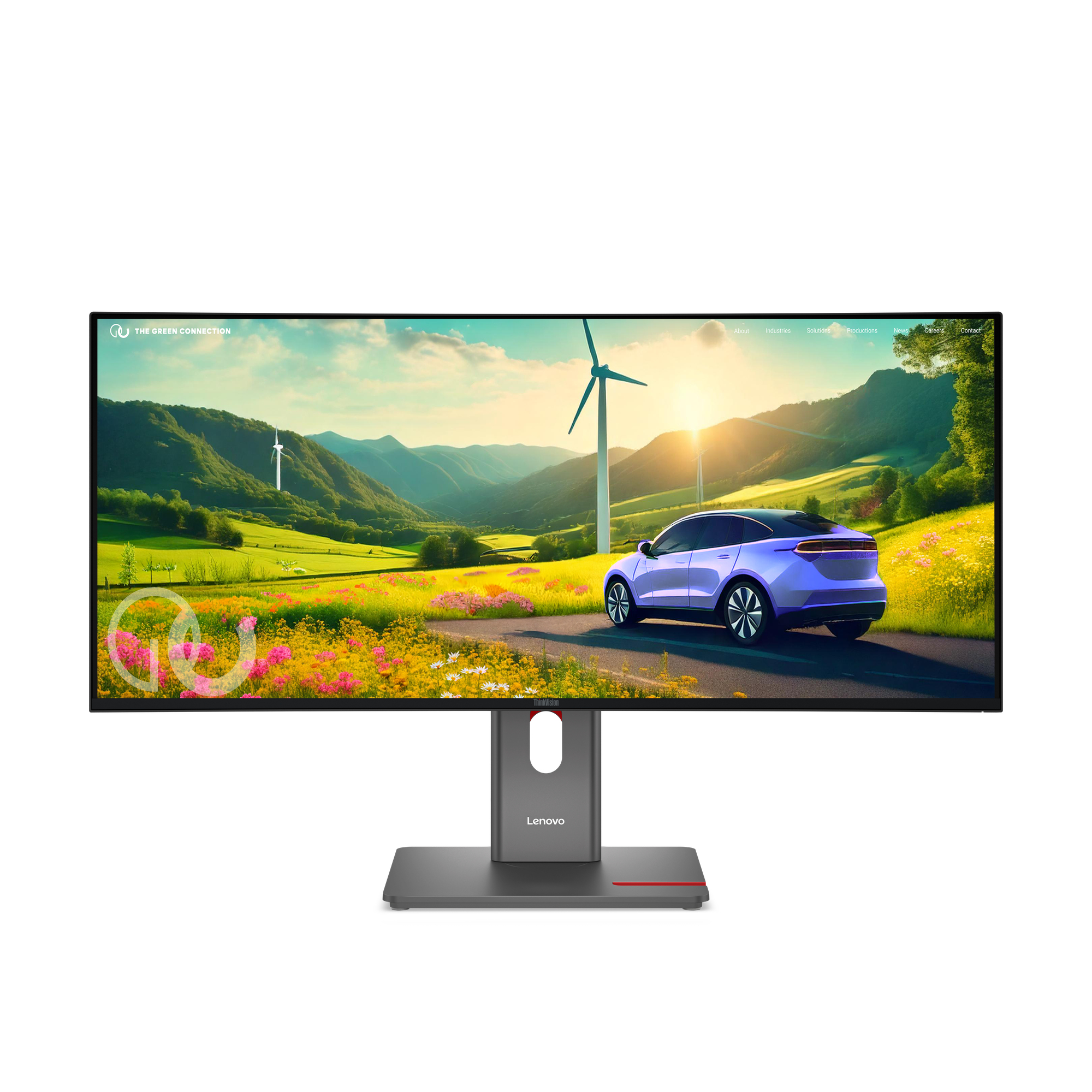 Lenovo ThinkVision P34WD-40 LED display 86.4 cm (34") 3440 x 1440 pixels Wide Quad HD LCD Black
