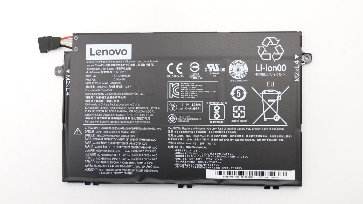 Lenovo 45Wh Internal Battery for