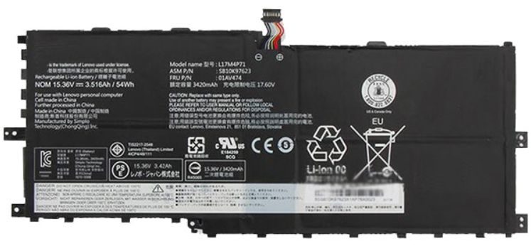 Lenovo 54Wh Lithium-Ion battery pack