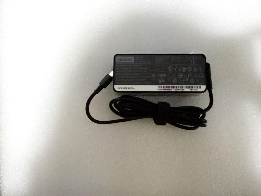 Lenovo 65W USB-C AC Adapter with power adapter UK Plug
