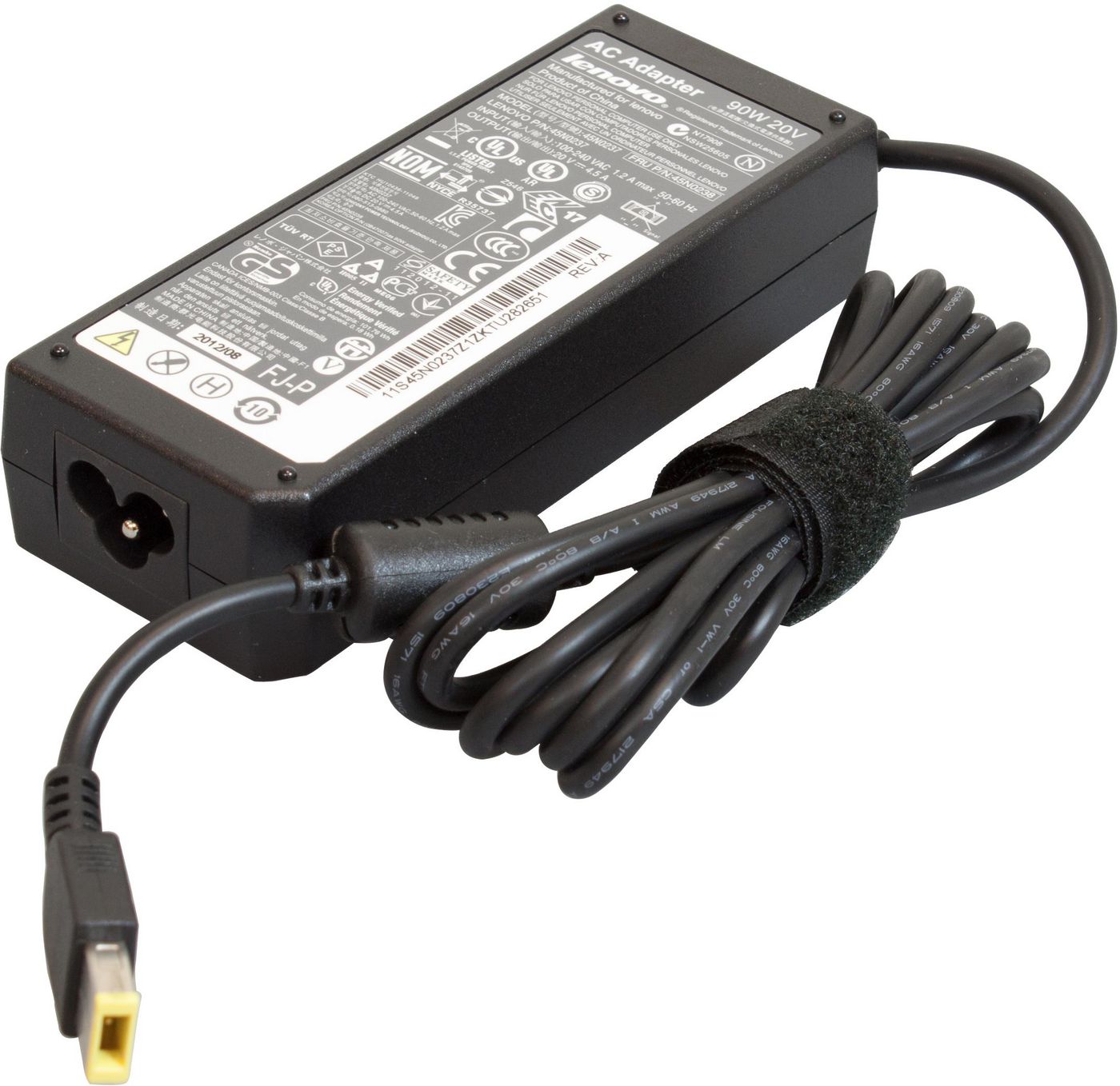 Lenovo AC Adapter 20V 4.5A 90W includes power cable
