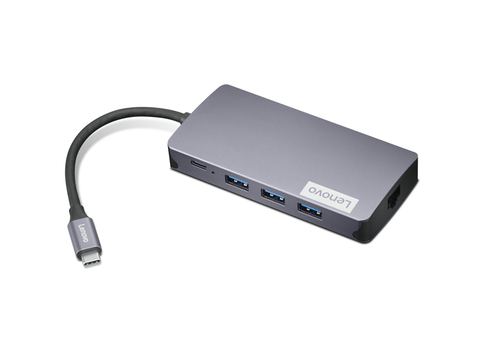 Lenovo GX91M73946 laptop dock/port replicator Wired USB 3.2 Gen 1 (3.1 Gen 1) Type-C Grey
