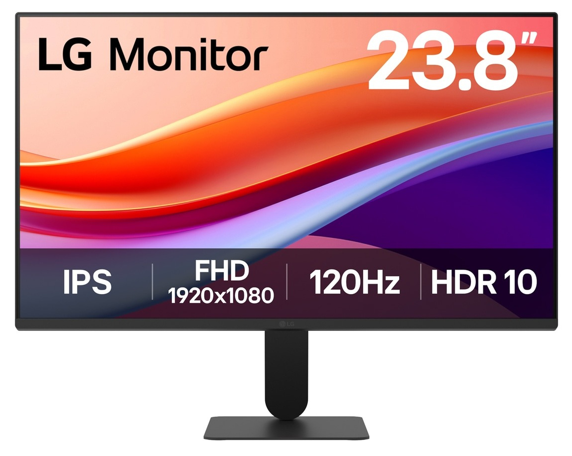 LG 24U411A-B computer monitor 60.5 cm (23.8") 1920 x 1080 pixels Full HD LED Black