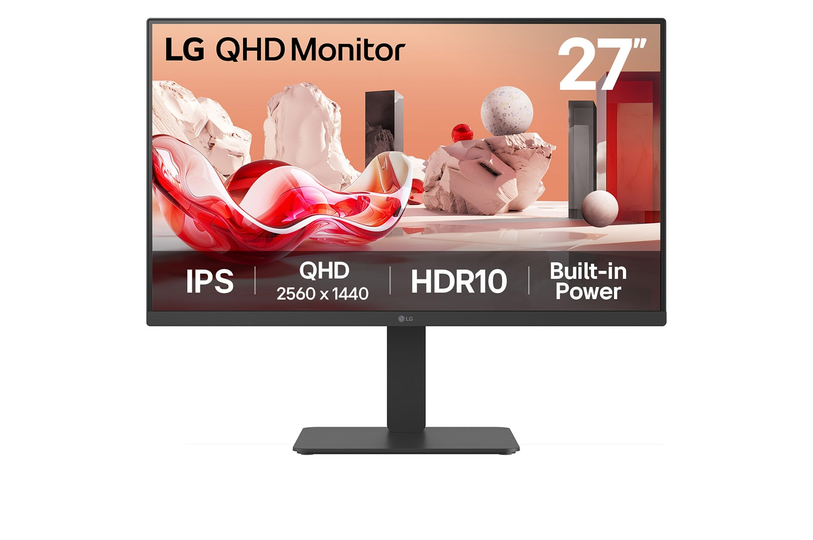 LG 27BA54QB-B.AEU computer monitor 68.6 cm (27") 2560 x 1440 pixels 2K LCD Black