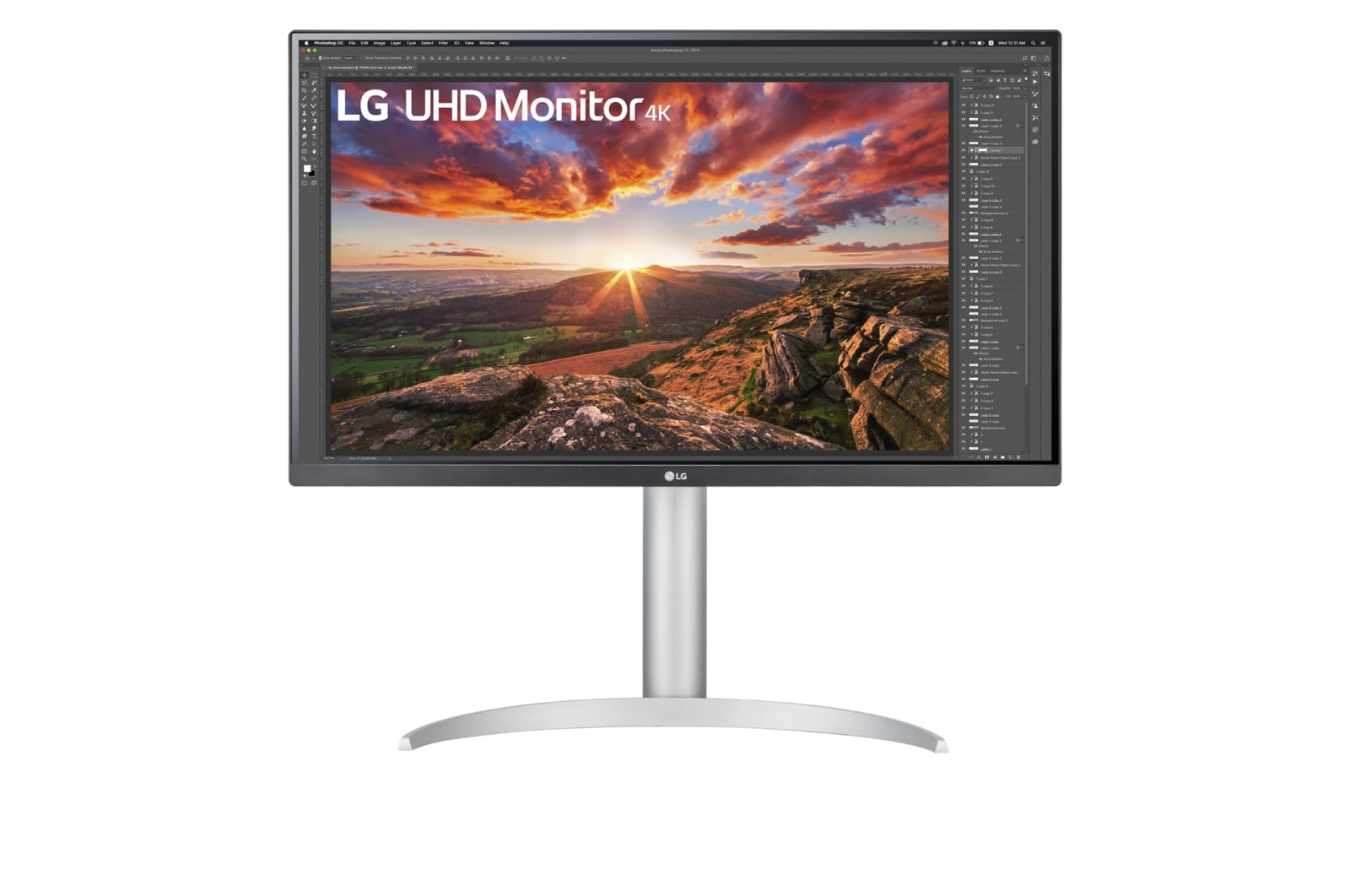 LG 27UP85NP-W computer monitor 68.6 cm (27") 3840 x 2160 pixels 4K Ultra HD LED Silver