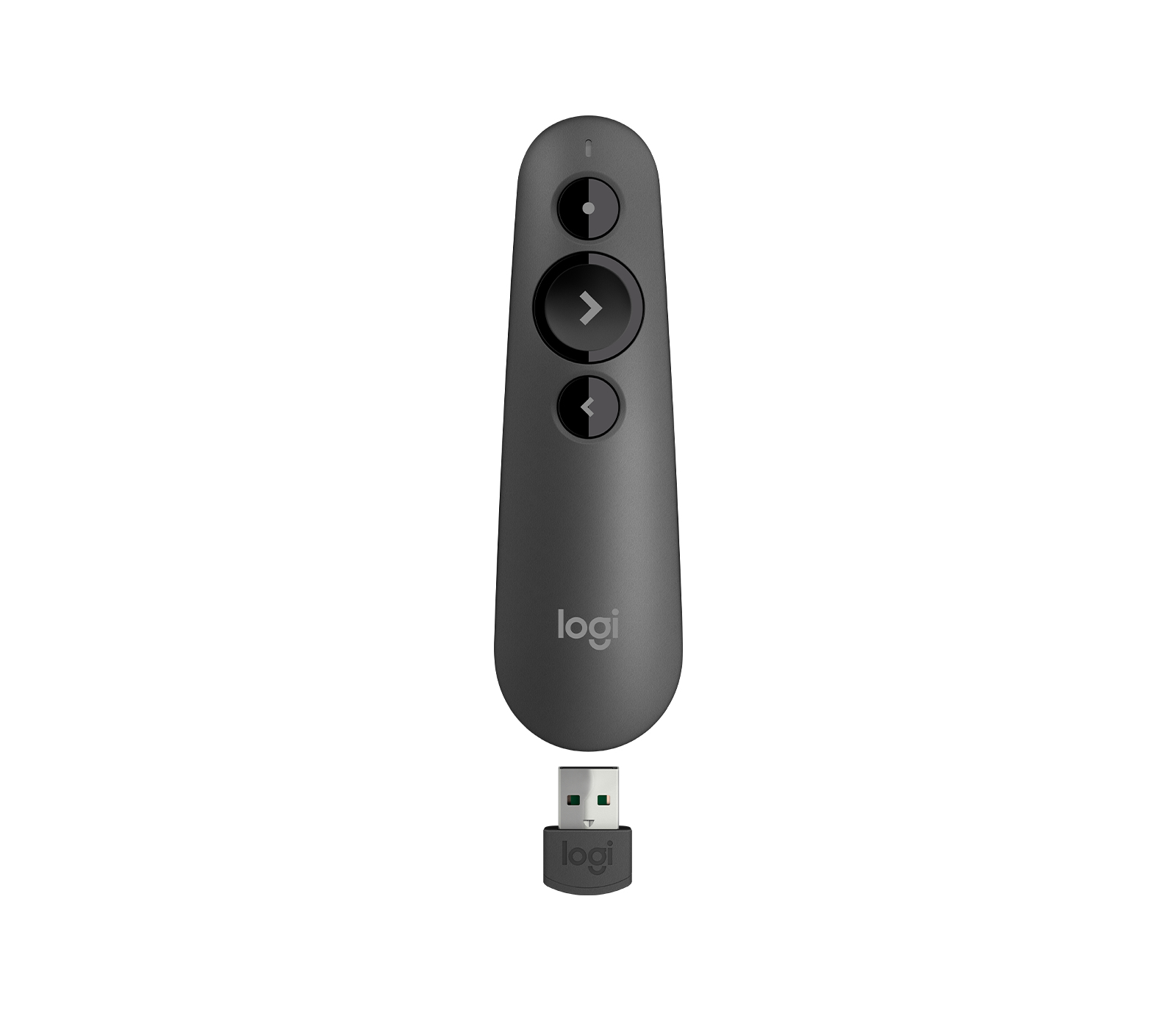 Logitech 910-006518 wireless presenter Bluetooth/RF Graphite