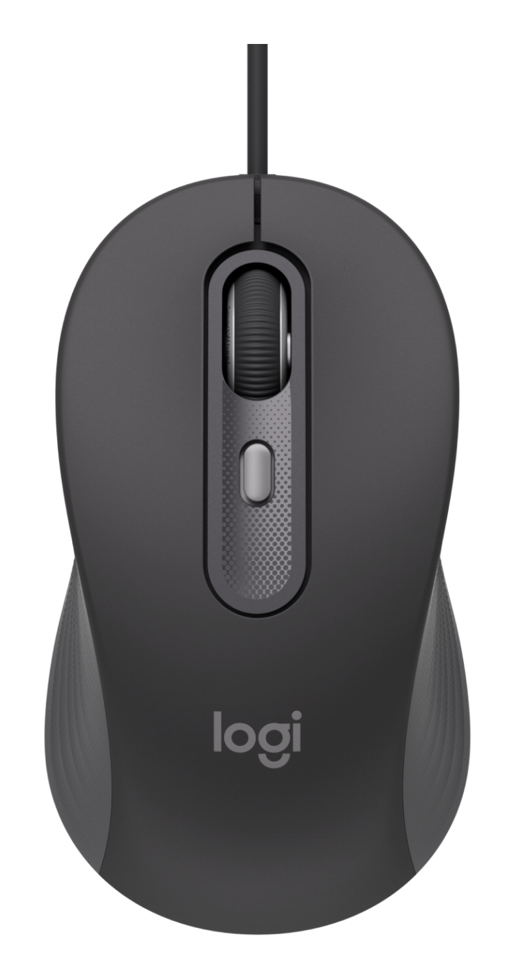 Logitech Signature Wired M520 for Business mouse Office Ambidextrous USB Type-C Optical 4000 DPI
