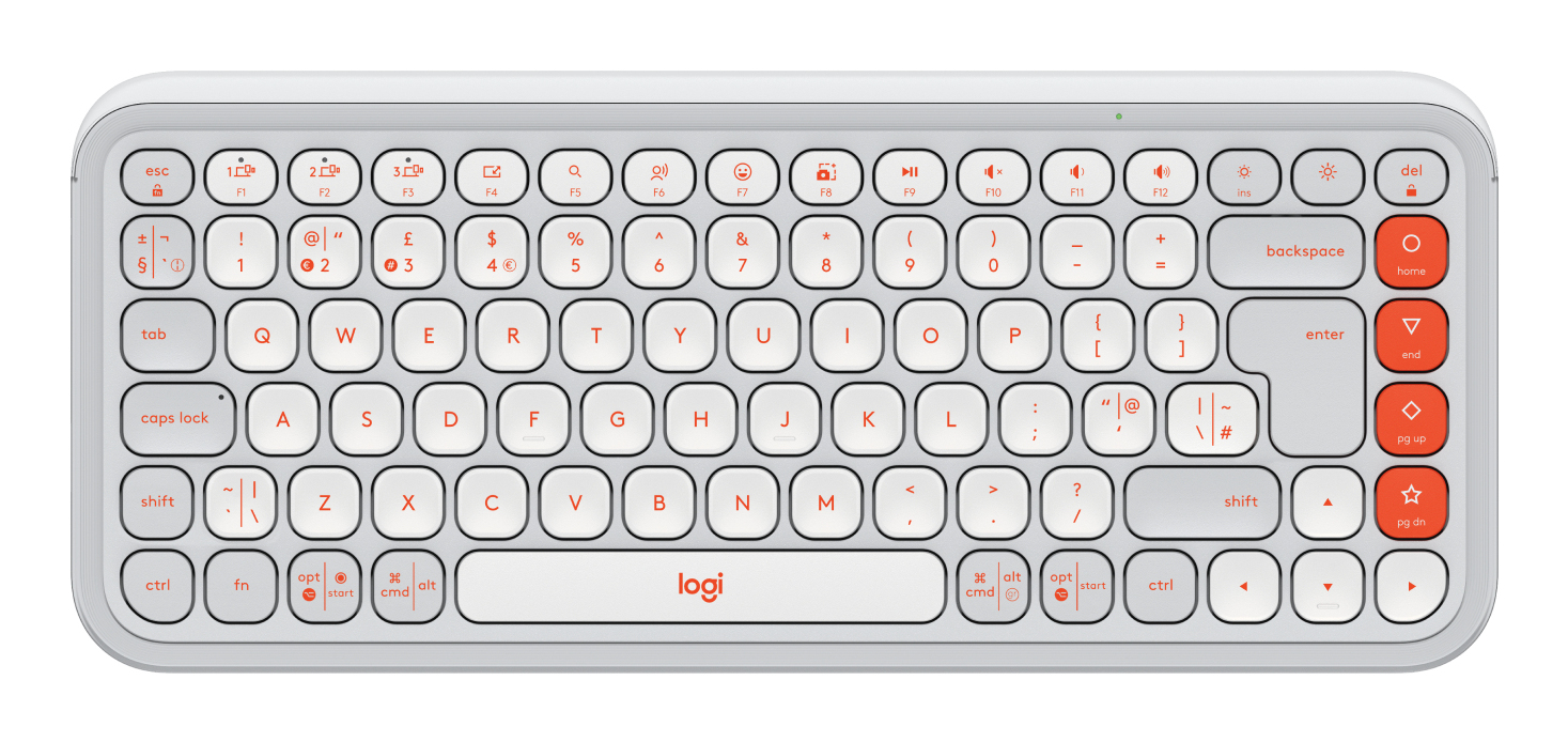 Logitech 920-013151 keyboard Universal Bluetooth QWERTY UK English White