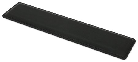 Manhattan Ergonomic Wrist Rest Keyboard Pad, Black, 445 Ã— 100mm, Soft Memory Foam, Non Slip Rubber Base, Black, Lifetime Warranty