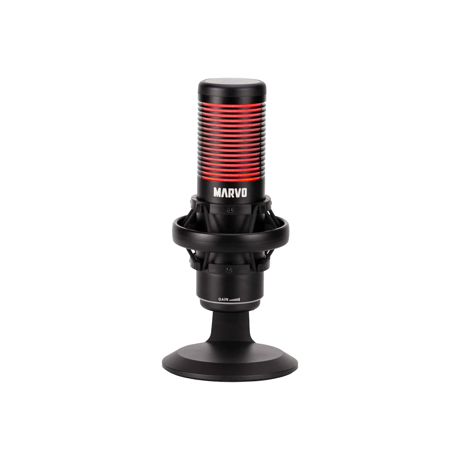 MARVO Scorpion MIC-07 Blast 60 USB RGB Noise Cancelling Wired Gaming Microphone (Black)