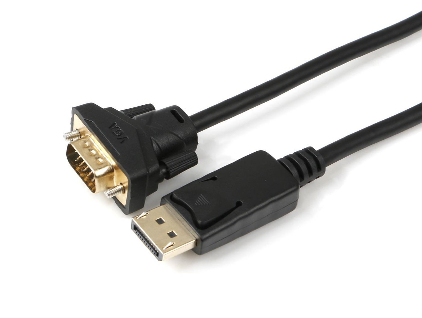 Microconnect DP-VGA-MM-200 video cable adapter 2 m DisplayPort VGA (D-Sub) Black