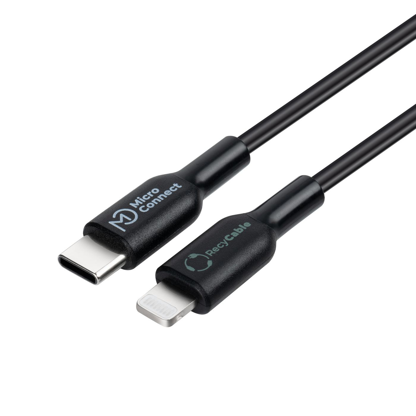Microconnect ECO-USB3.1CL2 lightning cable 2 m Black