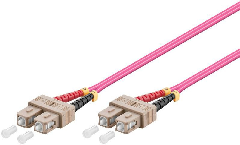 Microconnect FIB222003-4 fibre optic cable 3 m SC OM4 Violet