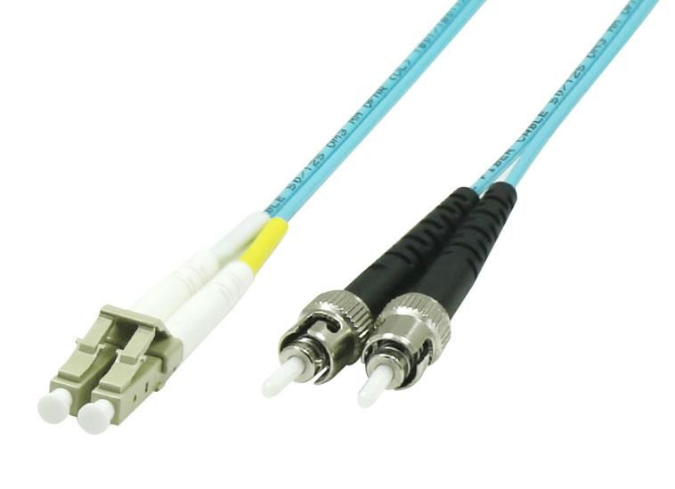 Microconnect FIB4120005 InfiniBand/fibre optic cable 0.5 m LC ST Aqua colour