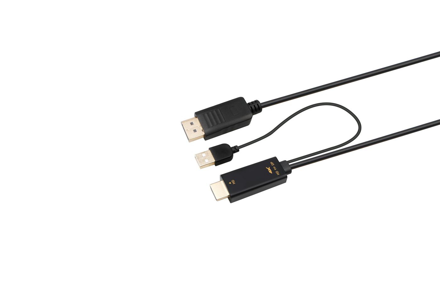 Microconnect HDMI-DP-CON2 video cable adapter 2 m DisplayPort Black