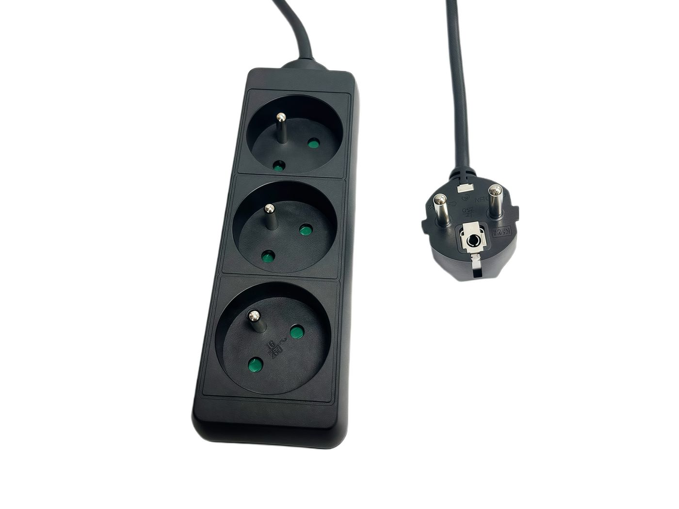Microconnect 3-way Power Strip French Type