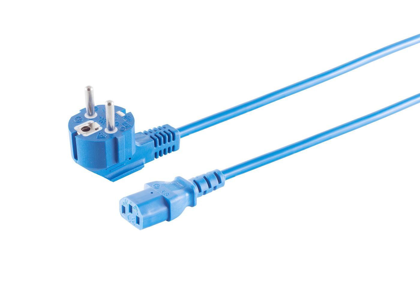 Microconnect MC-SCHUANGC13180B power cable Blue 1.8 m Power plug type E+F C13 coupler