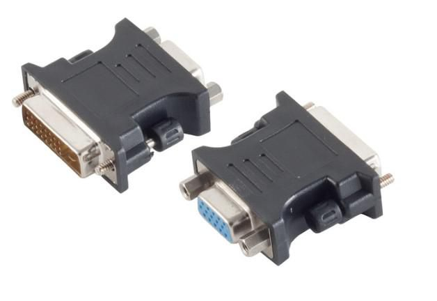 Microconnect MONBG cable gender changer HD15 DVI-I 24+5Pin Black