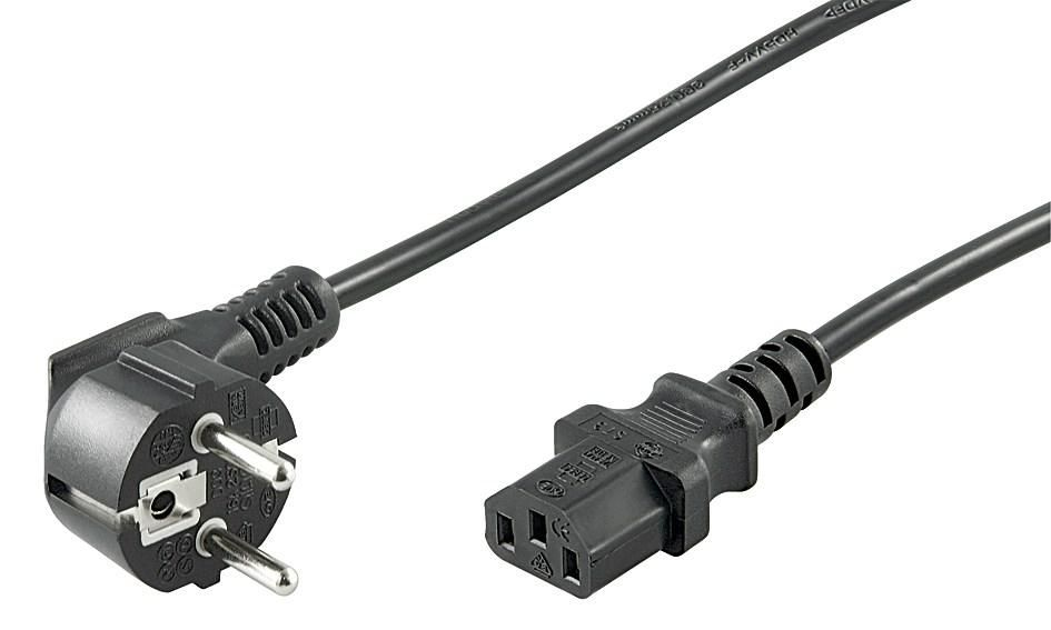 Microconnect PE010405 power cable Black 0.5 m C13 coupler