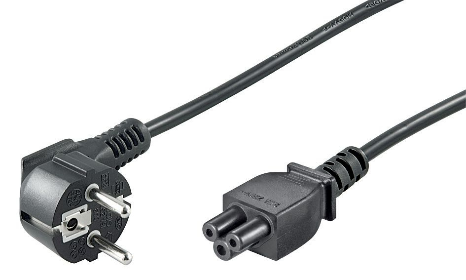 Microconnect PE010818 power cable Black 1.8 m CEE7/7 C5 coupler
