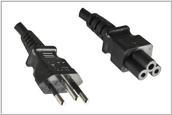 Microconnect PE010818BRAZIL power cable Black 1.8 m C5 coupler